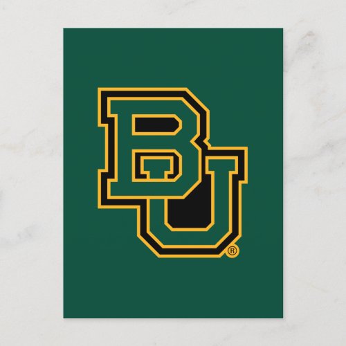 Baylor University Block Letters Invitation Postcard