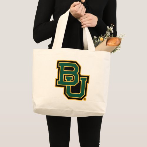Baylor University Block Letters Large Tote Bag