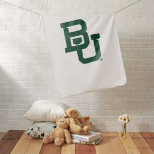 Baylor University BU Logo Baby Blanket