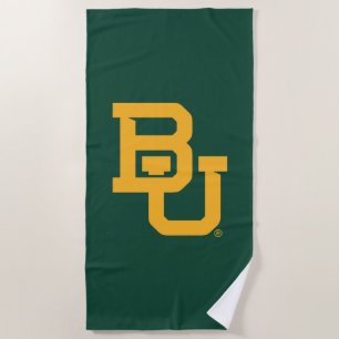 Baylor University BU Logo Beach Towel