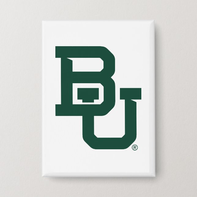 Baylor University BU Logo Button (Front)