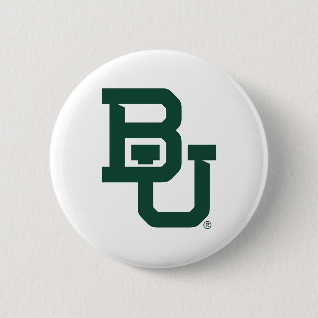 Baylor University BU Logo Button (Front)