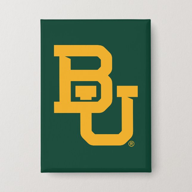 Baylor University BU Logo Button (Front)
