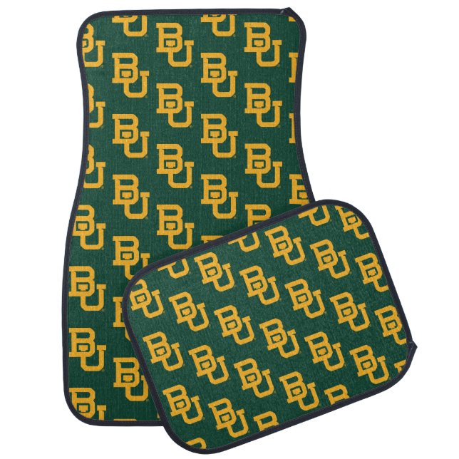 Baylor University BU Logo Car Floor Mat (Set)