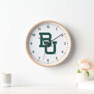 Baylor University BU Logo Clock