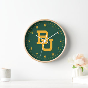 Baylor University BU Logo Clock