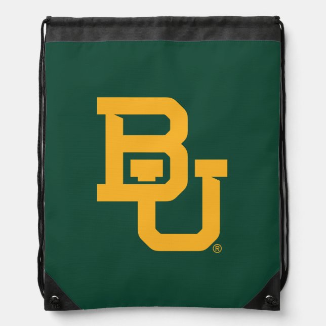 Baylor University BU Logo Drawstring Bag (Front)