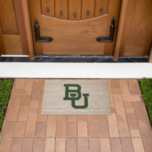 Baylor University BU Logo Fiber Doormat