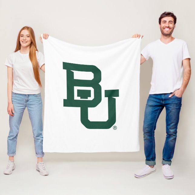 Baylor University BU Logo Fleece Blanket (In Situ)