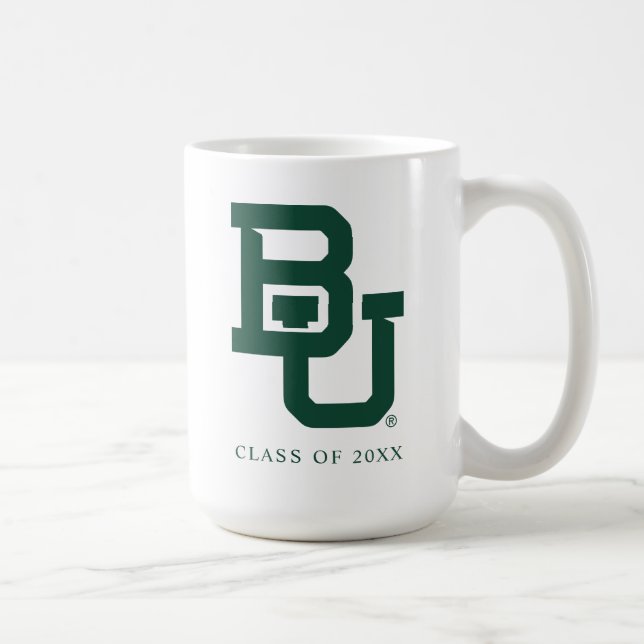 Baylor University BU Logo Graduation Coffee Mug (Right)