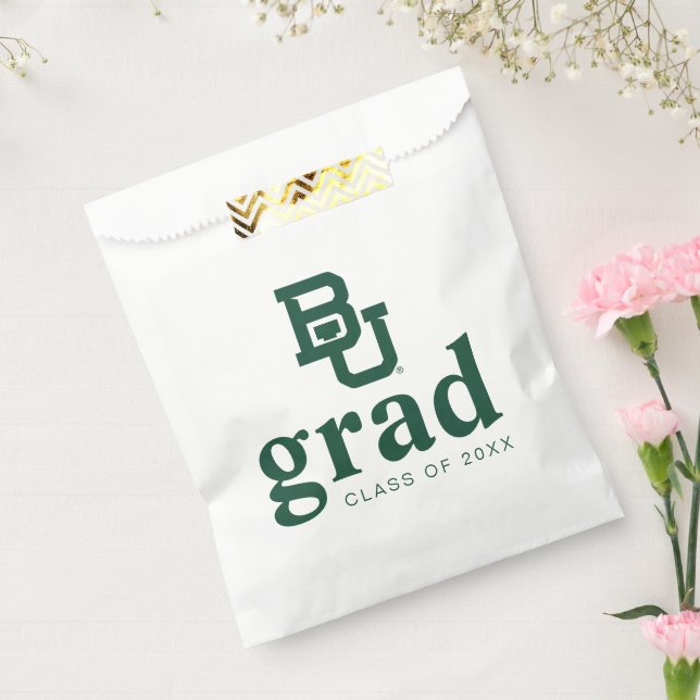 Baylor University BU Logo Graduation Favor Bag (Sealed)