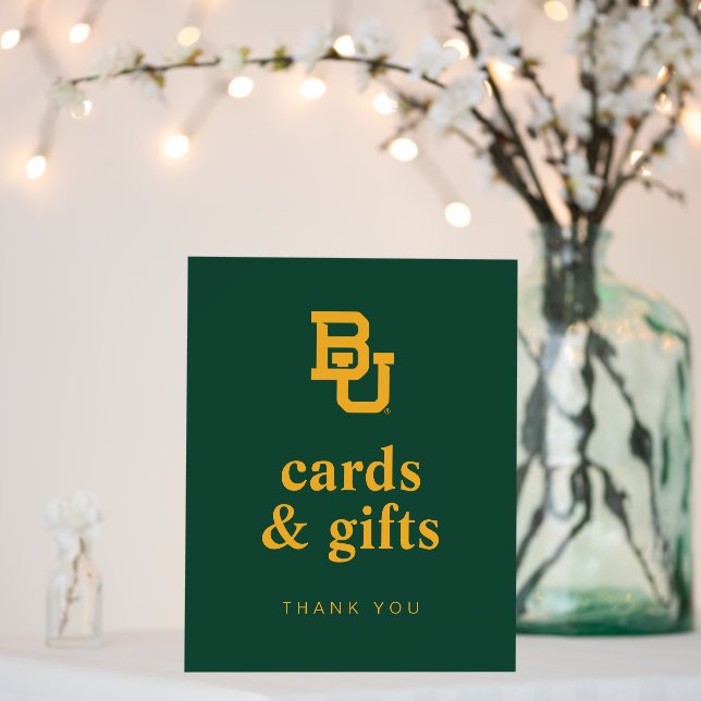 Baylor University BU Logo Graduation Foam Board (In Situ (Wedding))
