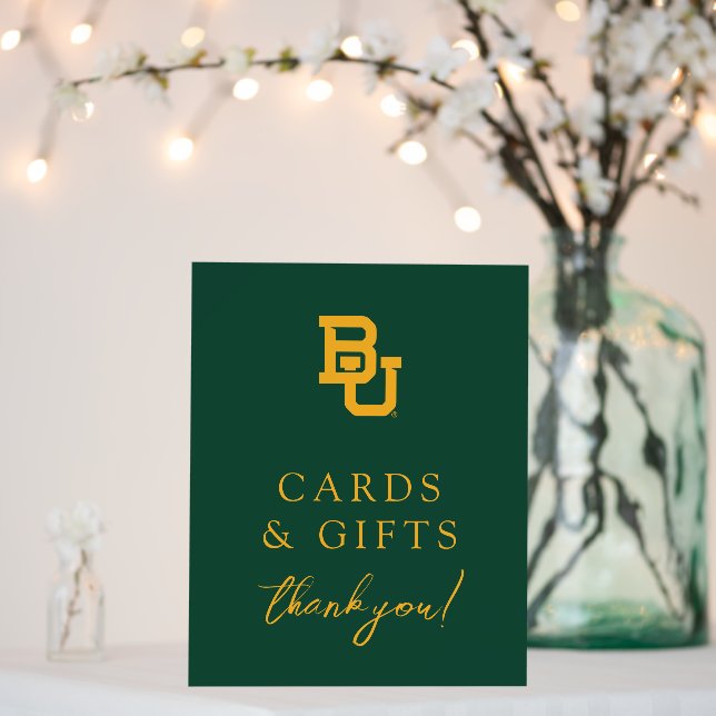 Baylor University BU Logo Graduation Foam Board (In Situ (Wedding))