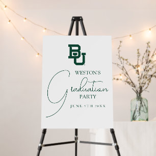 Baylor University BU Logo Graduation Foam Board