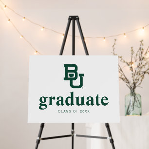 Baylor University BU Logo Graduation Foam Board