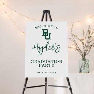Baylor University BU Logo Graduation Foam Board