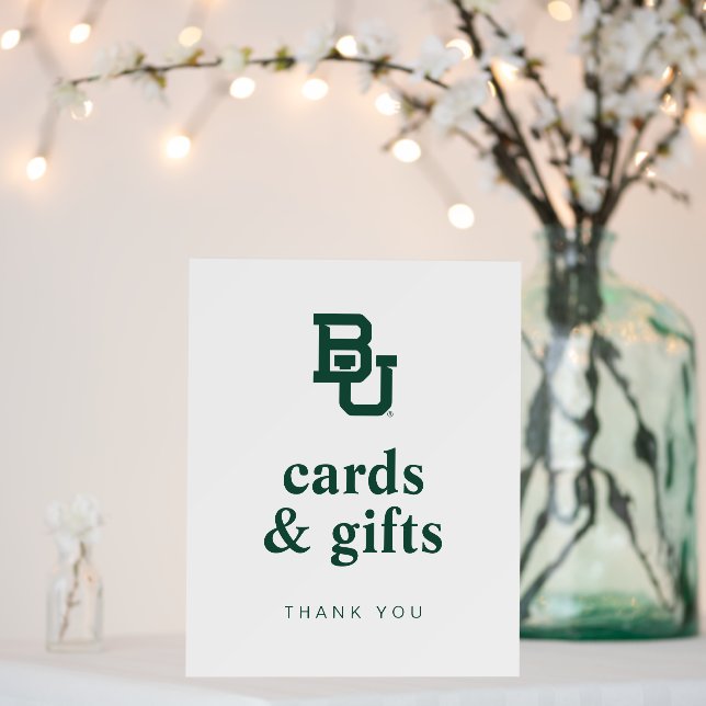 Baylor University BU Logo Graduation Foam Board (In Situ (Wedding))
