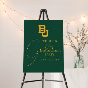 Baylor University BU Logo Graduation Foam Board