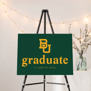 Baylor University BU Logo Graduation Foam Board