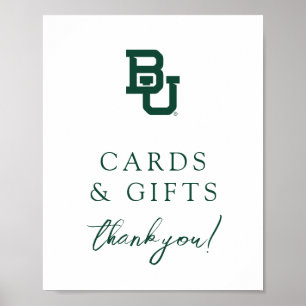 Baylor University BU Logo Graduation Poster