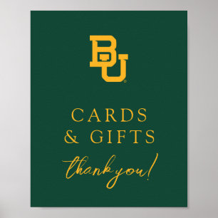 Baylor University BU Logo Graduation Poster