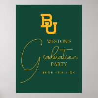 Baylor University BU Logo Graduation