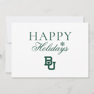 Baylor University BU Logo Holiday Card