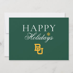 Baylor University BU Logo Holiday Card