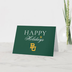 Baylor University BU Logo Holiday Card