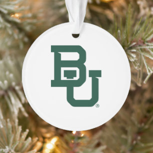 Baylor University BU Logo Holiday Ornament