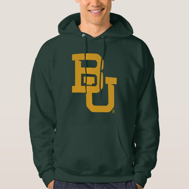 Baylor University BU Logo Hoodie (Front)
