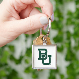 Baylor University BU Logo Keychain