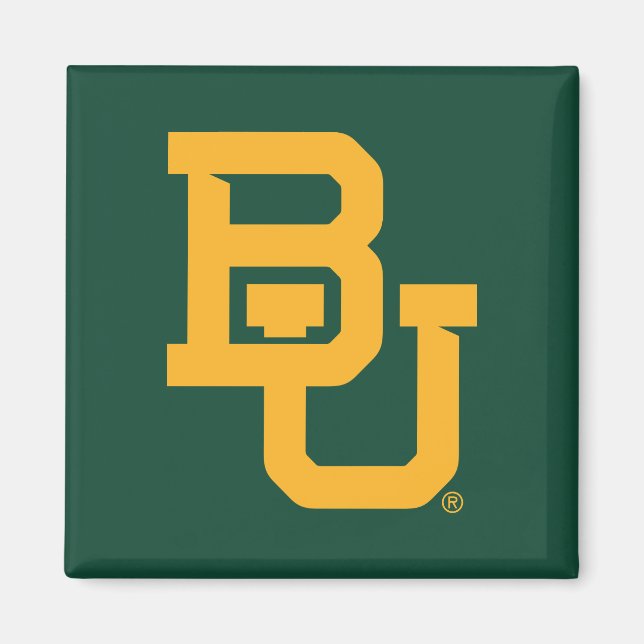 Baylor University BU Logo Magnet (Front)