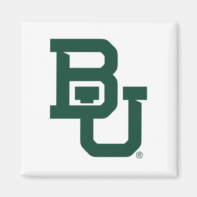 Baylor University BU Logo Magnet (Front)