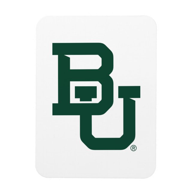 Baylor University BU Logo Magnet (Vertical)