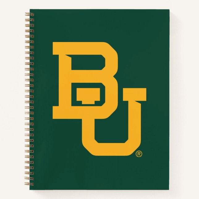 Baylor University BU Logo Notebook (Front)