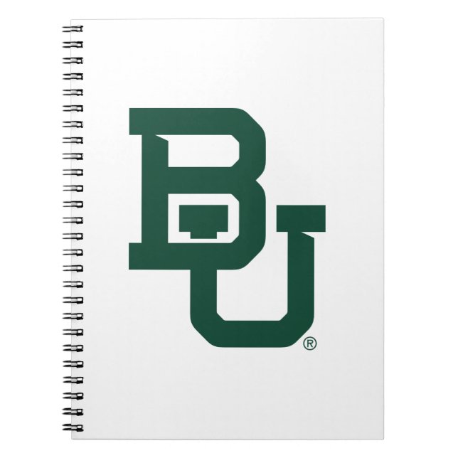 Baylor University BU Logo Notebook (Front)