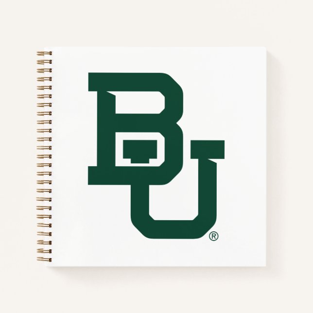 Baylor University BU Logo Notebook (Front)