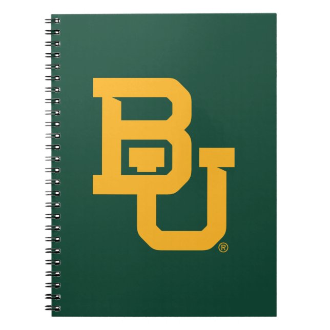 Baylor University BU Logo Notebook (Front)