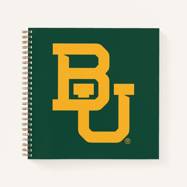 Baylor University BU Logo Notebook (Front)