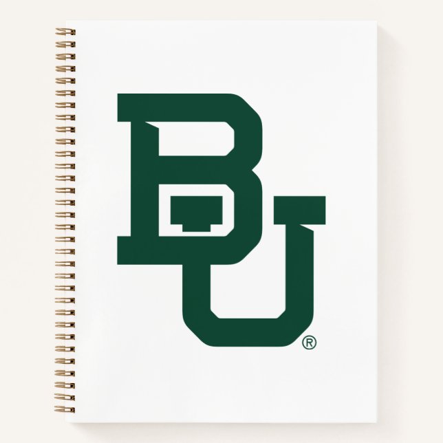 Baylor University BU Logo Notebook (Front)