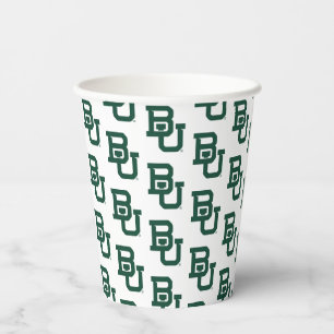 Baylor University BU Logo Paper Cups