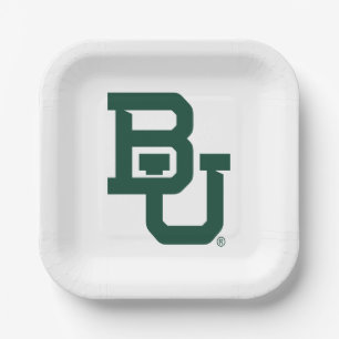 Baylor University BU Logo Paper Plates