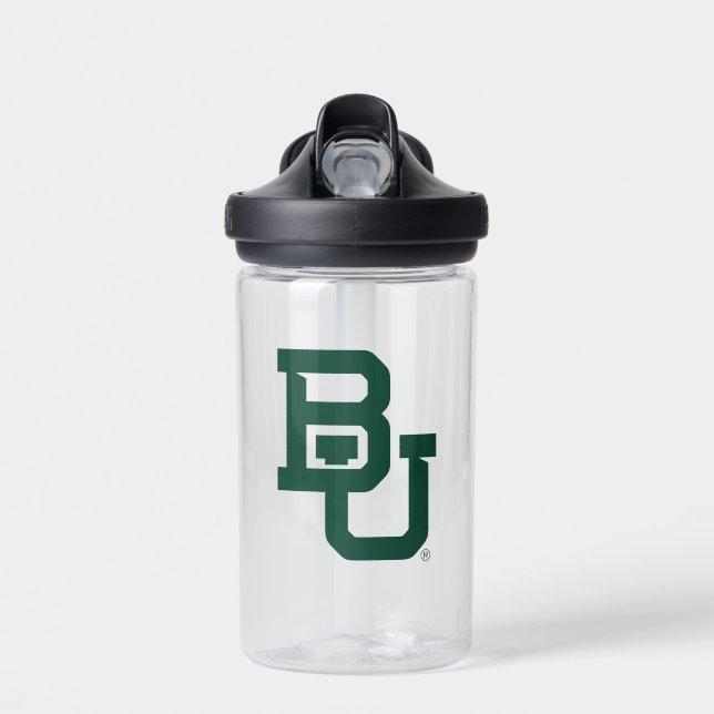 Baylor University BU Logo Water Bottle (Front)