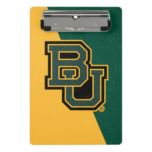 Baylor University Color Block Distressed Mini Clipboard