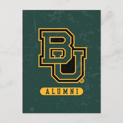 Baylor University Distressed Alumni Invitation Postcard