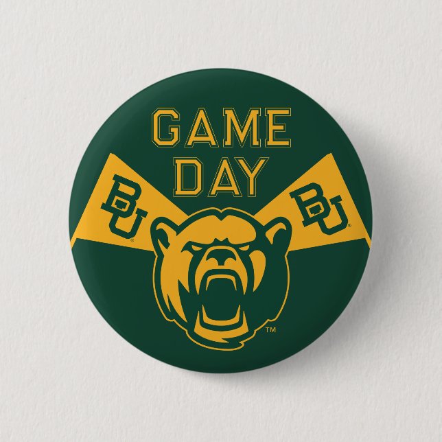 Baylor University Game Day Button (Front)