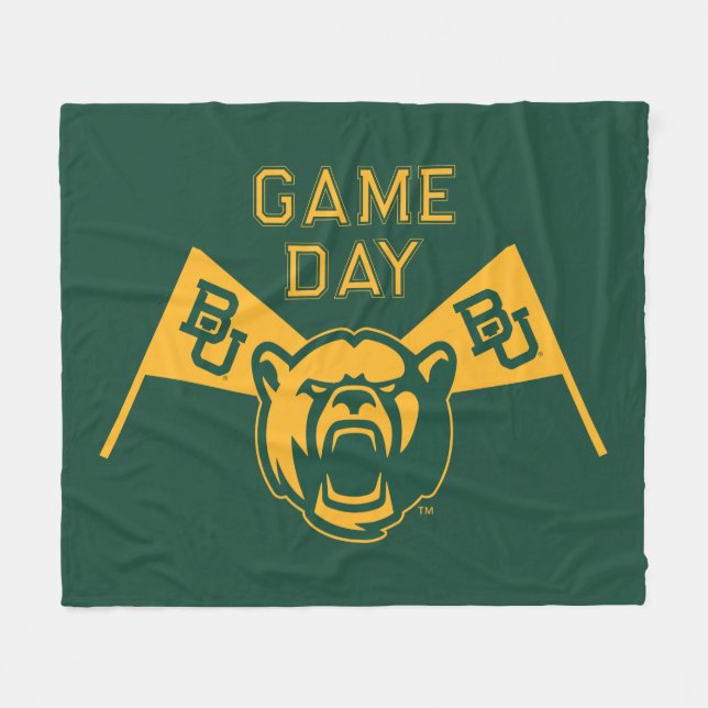 Baylor University Game Day Fleece Blanket (Front (Horizontal))