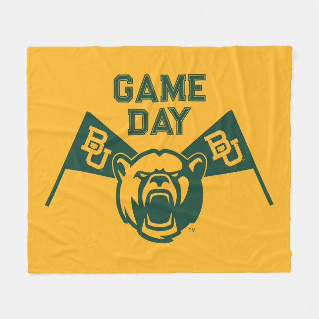Baylor University Game Day Fleece Blanket (Front (Horizontal))