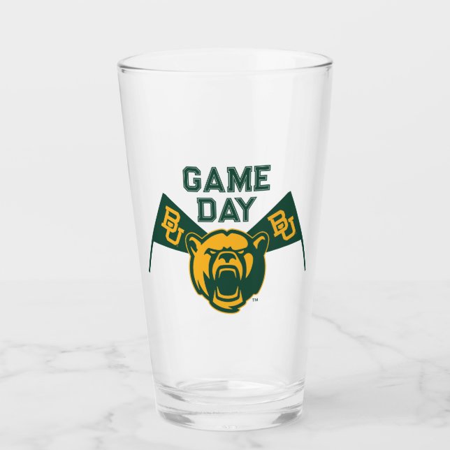 Baylor University Game Day Glass (Front)